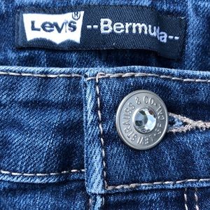 Girls Levi Bermuda Jean Shorts